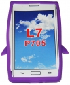 Силиконов калъф пингвин за LG Optimus L7 P700 Лилав